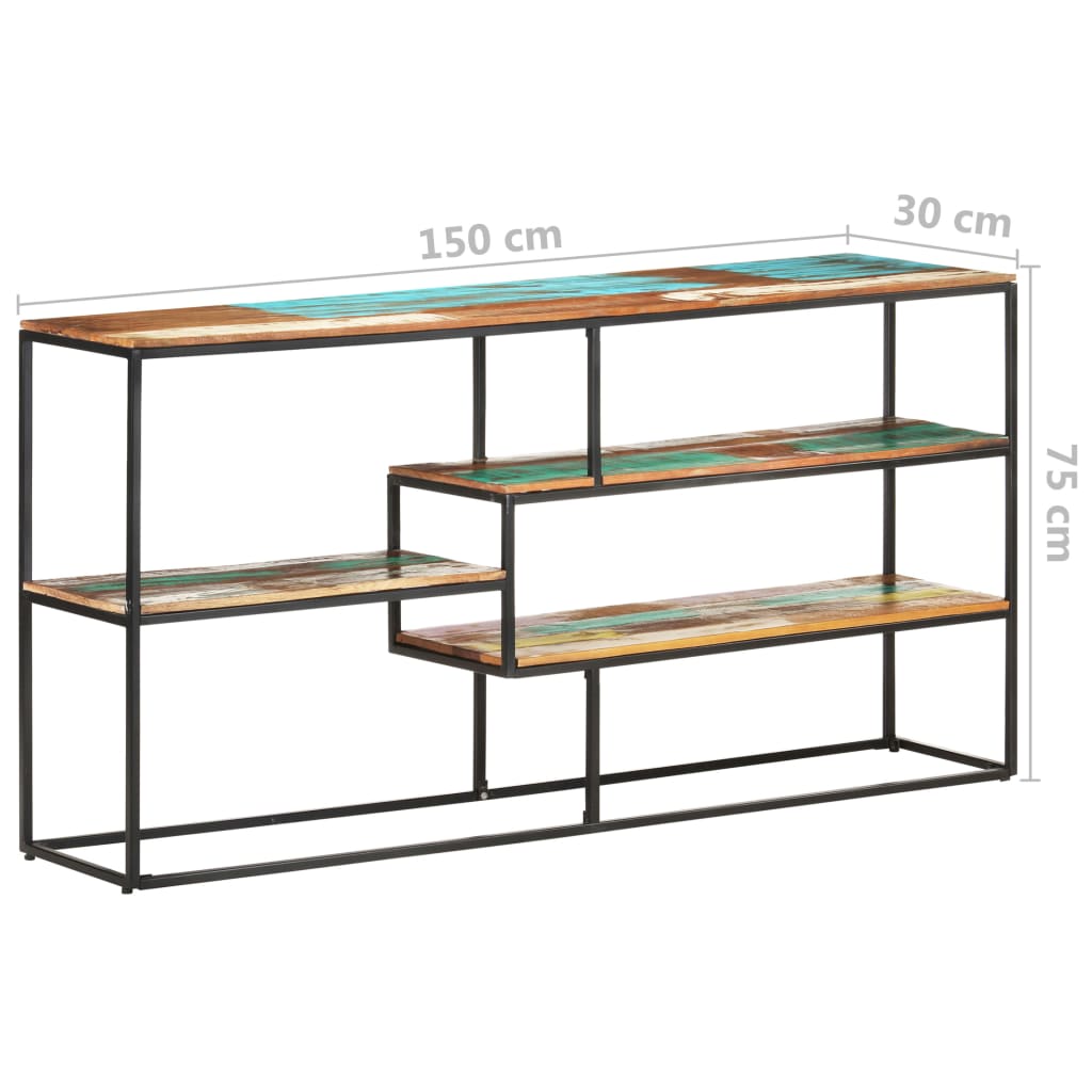 vidaXL Sideboard 150x30x75 cm Altholz