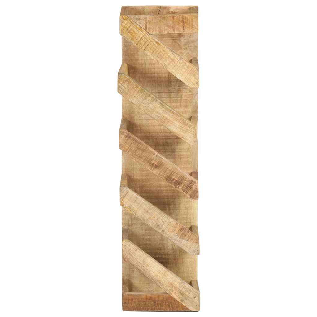 vidaXL Weinregal für 5 Flaschen Mango Massivholz