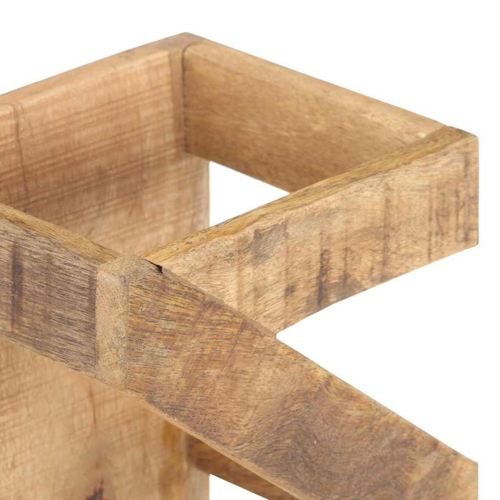 vidaXL Weinregal für 5 Flaschen Mango Massivholz