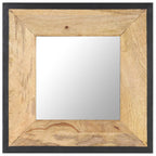 vidaXL Spiegel 50x50 cm Mango Massivholz