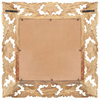 vidaXL Spiegel Handgeschnitzt Braun 50x50 cm Massivholz Mango