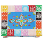 vidaXL Nachttisch Handbemalt 40x30x50 cm Mango Massivholz