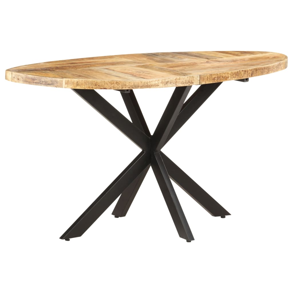 vidaXL Esstisch 140x80x75 cm Massivholz Mango