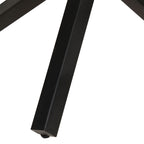 vidaXL Esstisch Rund 100x100x75 cm Altholz Massiv