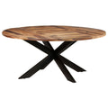 vidaXL Esstisch Rund 175x75 cm Akazienholz Honigfarben