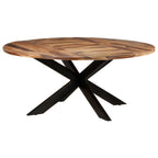 vidaXL Esstisch Rund 175x75 cm Akazienholz Honigfarben