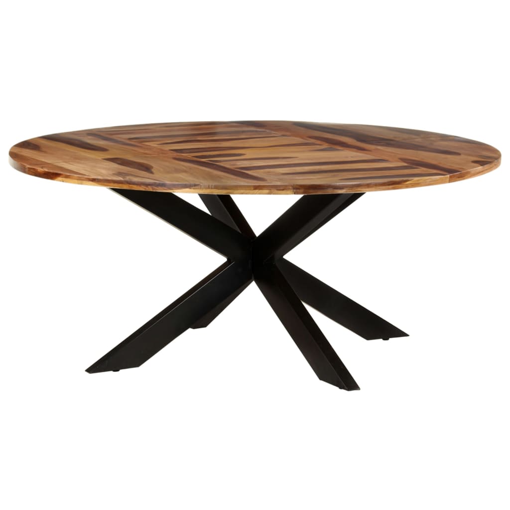 vidaXL Esstisch Rund 175x75 cm Akazienholz Honigfarben