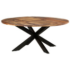 vidaXL Esstisch Rund 175x75 cm Akazienholz Honigfarben