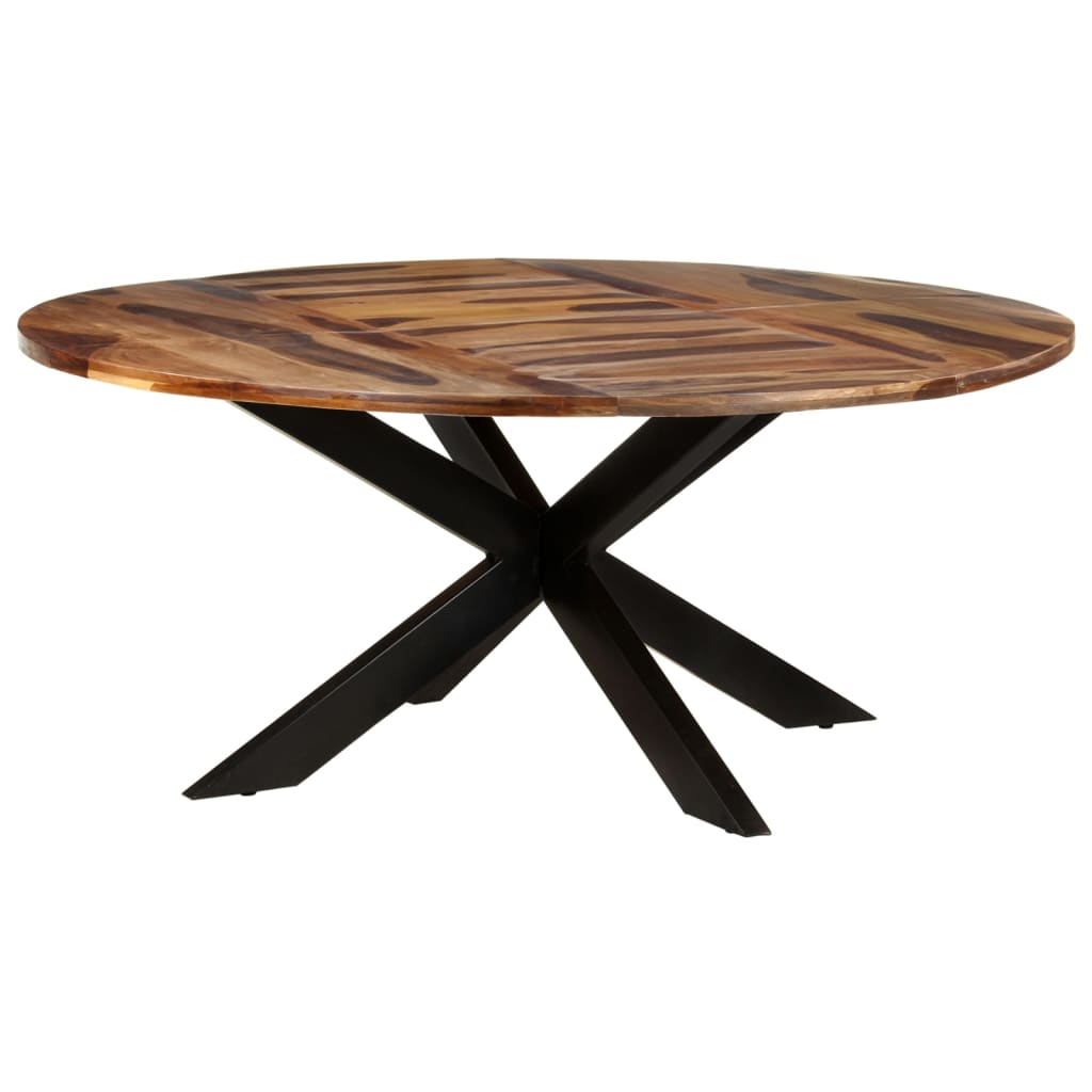 vidaXL Esstisch Rund 175x75 cm Akazienholz Honigfarben