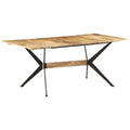 vidaXL Esstisch 180x90x76 cm Mango Massivholz