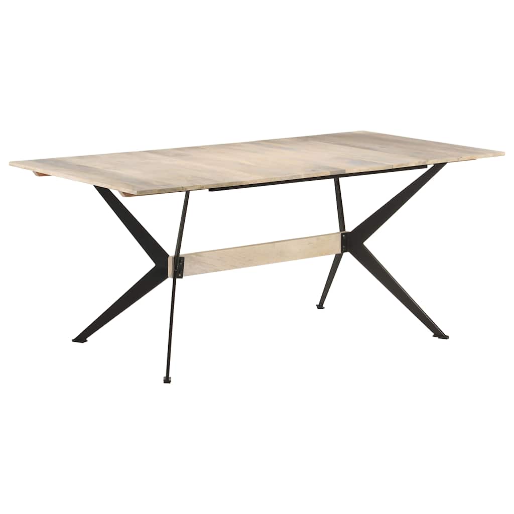 vidaXL Esstisch 140x80x75 cm Massivholz Mango