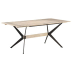 vidaXL Esstisch 140x80x75 cm Massivholz Mango