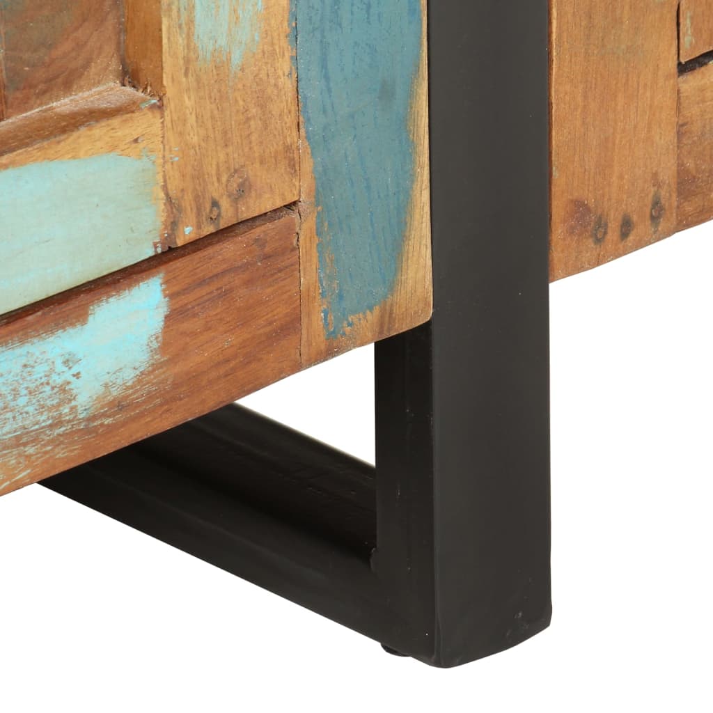 vidaXL Sideboard 172x35x80 cm Altholz Massiv