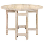 vidaXL Esstisch Rund 110x76 cm Mango Massivholz
