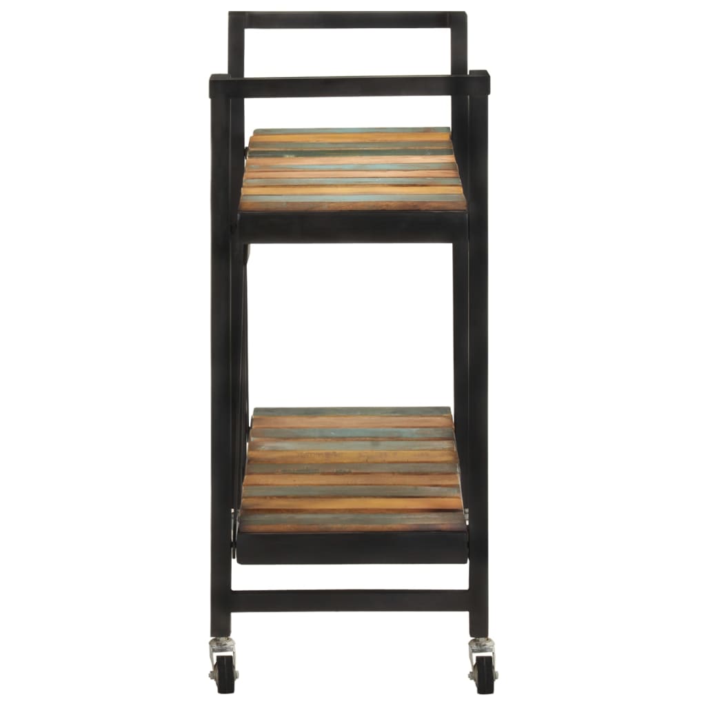 vidaXL Küchenwagen 87x36x81 cm Altholz Massiv
