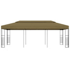 vidaXL Gartenpavillon 6x3x2,7 m Taupe 180 g/m²