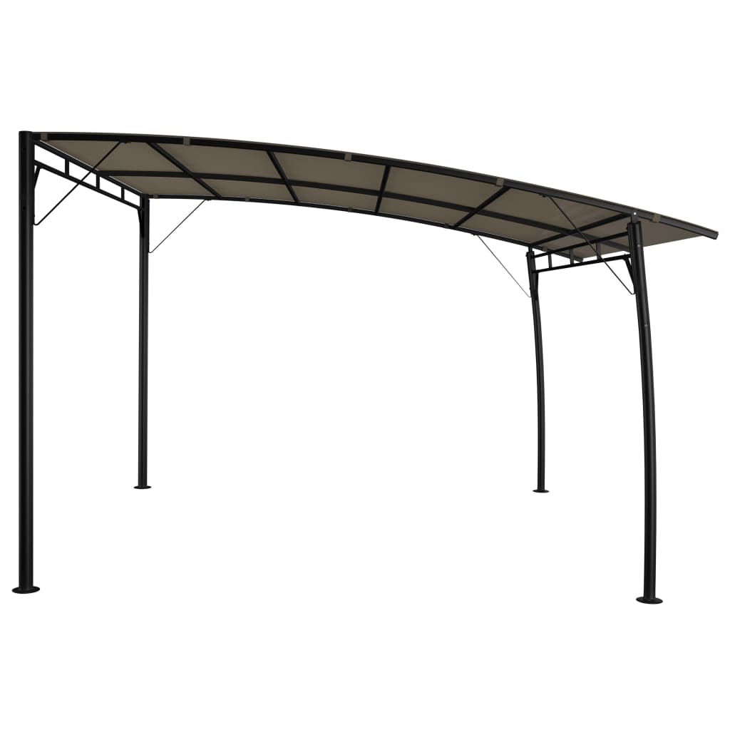 vidaXL Garten-Sonnenschutz 3x3x2,55 m Taupe