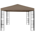 vidaXL Pavillon 3x3 m Taupe