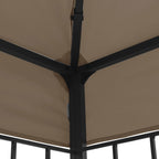 vidaXL Pavillon 3x3 m Taupe
