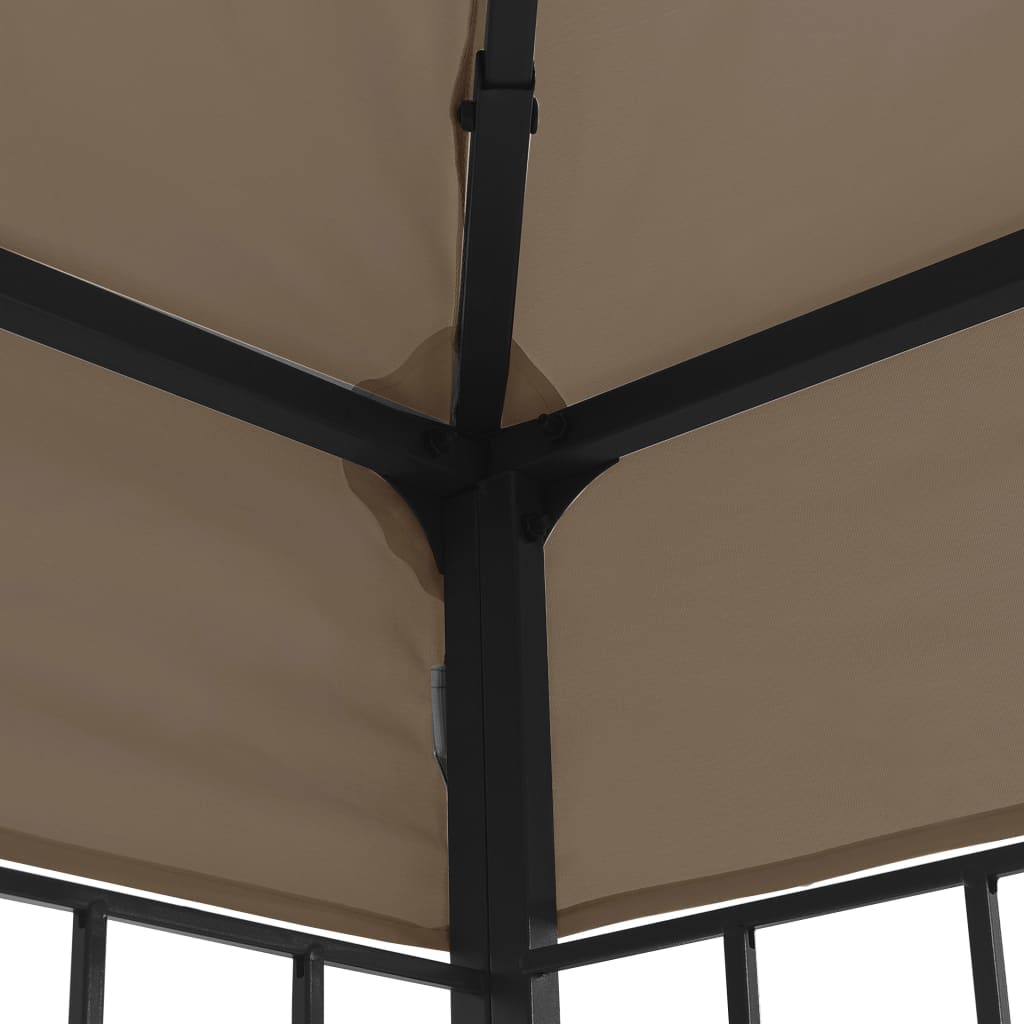 vidaXL Pavillon 3x3 m Taupe
