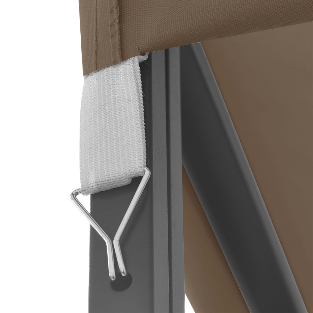 vidaXL Pavillon 3x3 m Taupe
