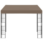 vidaXL Wand-Pavillon 3x3 m Taupe Stoff