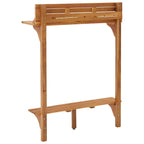 vidaXL Balkon-Stehtisch 90x37x122,5 cm Massivholz Akazie