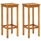 vidaXL 3-tlg. Balkon-Bar-Set Massivholz Akazie