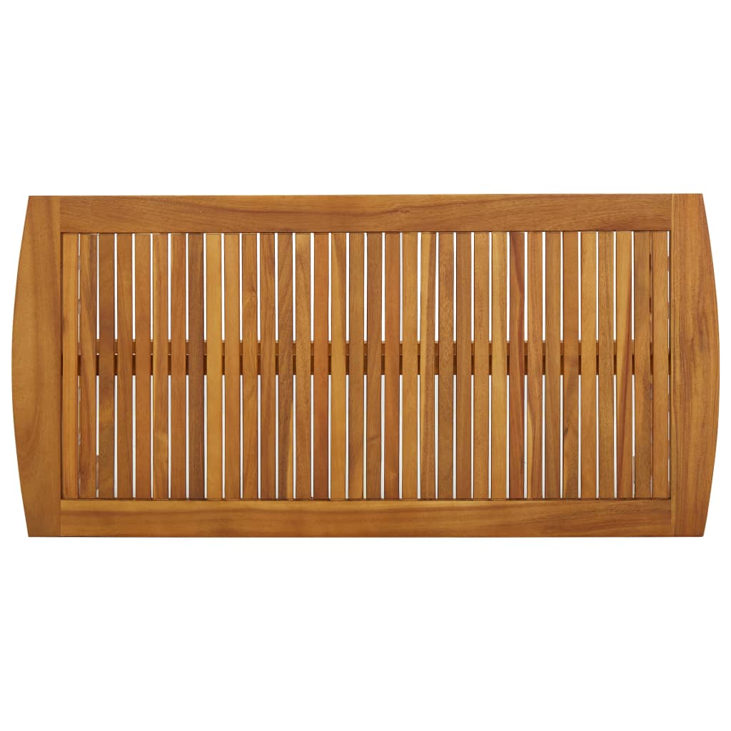 vidaXL Couchtisch 102x50x43 cm Massivholz Akazie
