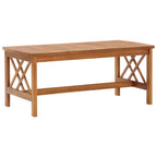 vidaXL 2-tlg. Garten-Lounge-Set mit Auflagen Massivholz Akazie