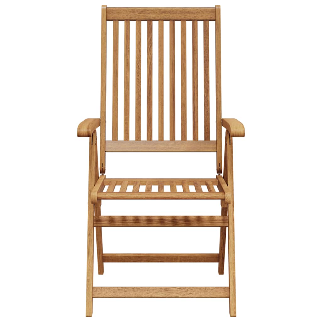 vidaXL Klappbare Gartenstühle 3 Stk. Massivholz Akazie