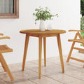 vidaXL Gartentisch Ø85x75 cm Massivholz Akazie