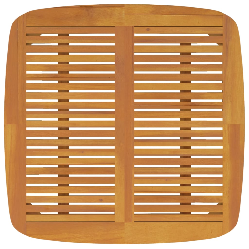 vidaXL Gartentisch 85x85x75 cm Massivholz Akazie