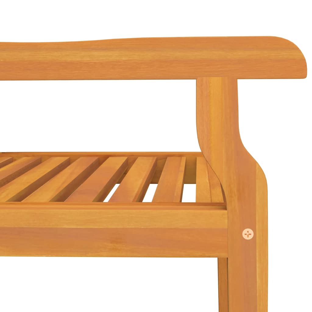 vidaXL Garten-Essstühle 2 Stk. Massivholz Akazie