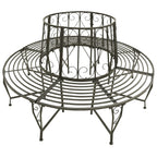 vidaXL Baumbank 160 cm Stahl