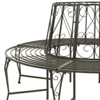 vidaXL Baumbank 160 cm Stahl