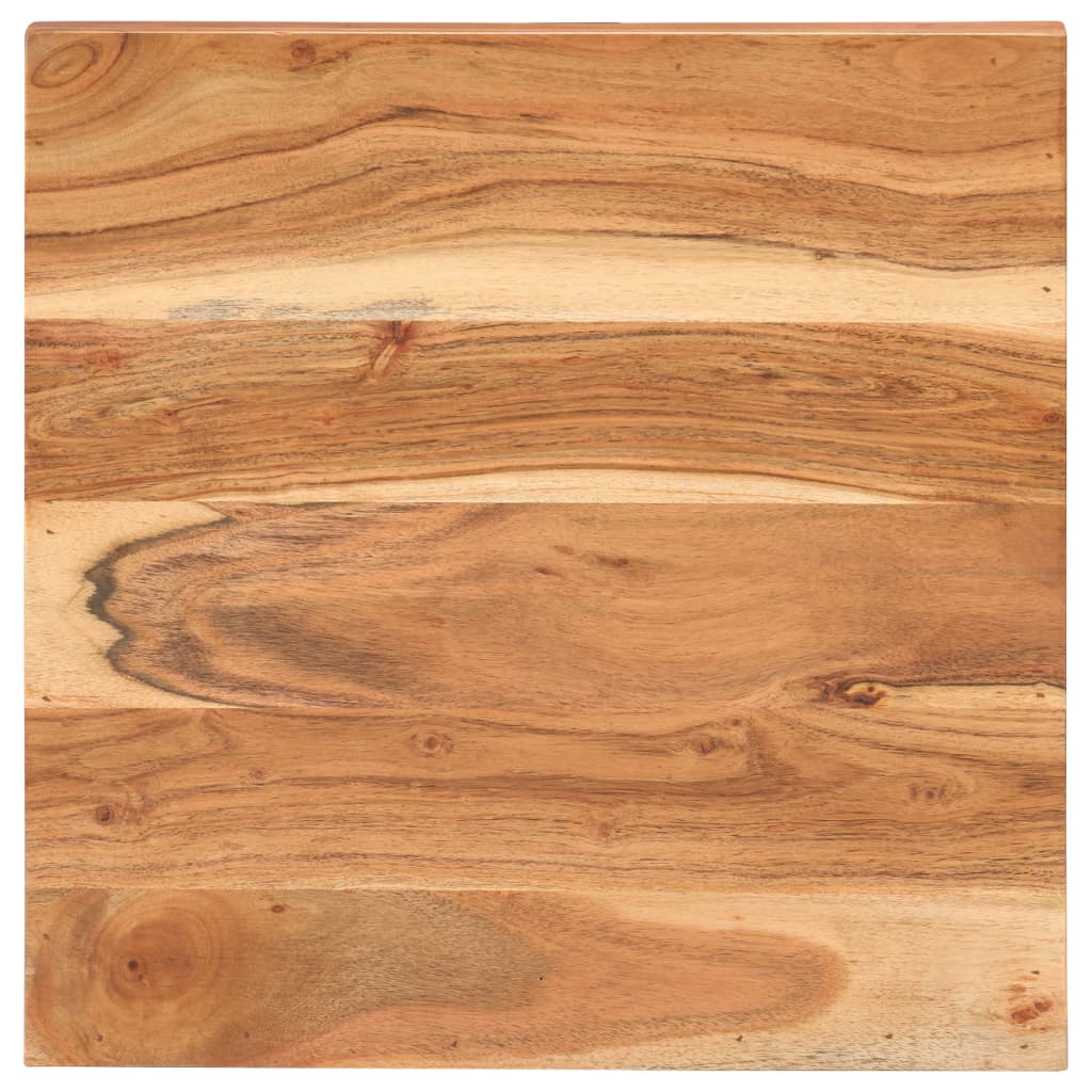 vidaXL Bistrotisch Quadratisch 50x50x75 cm Akazie Massivholz