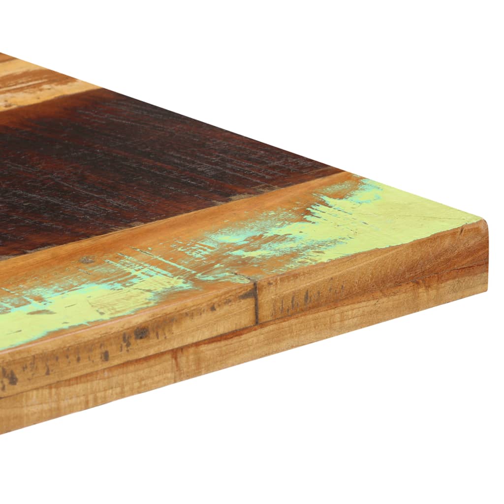 vidaXL Bistrotisch Quadratisch 50x50x75 cm Altholz Massiv