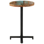 vidaXL Bistrotisch Rund Ø50x75 cm Altholz Massiv