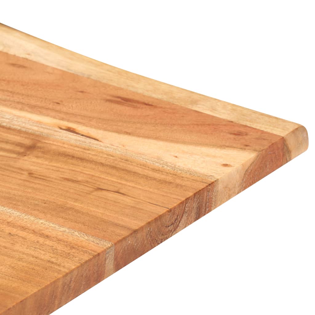 vidaXL Bartisch mit Baumkanten 60x60x110 cm Akazie Massivholz