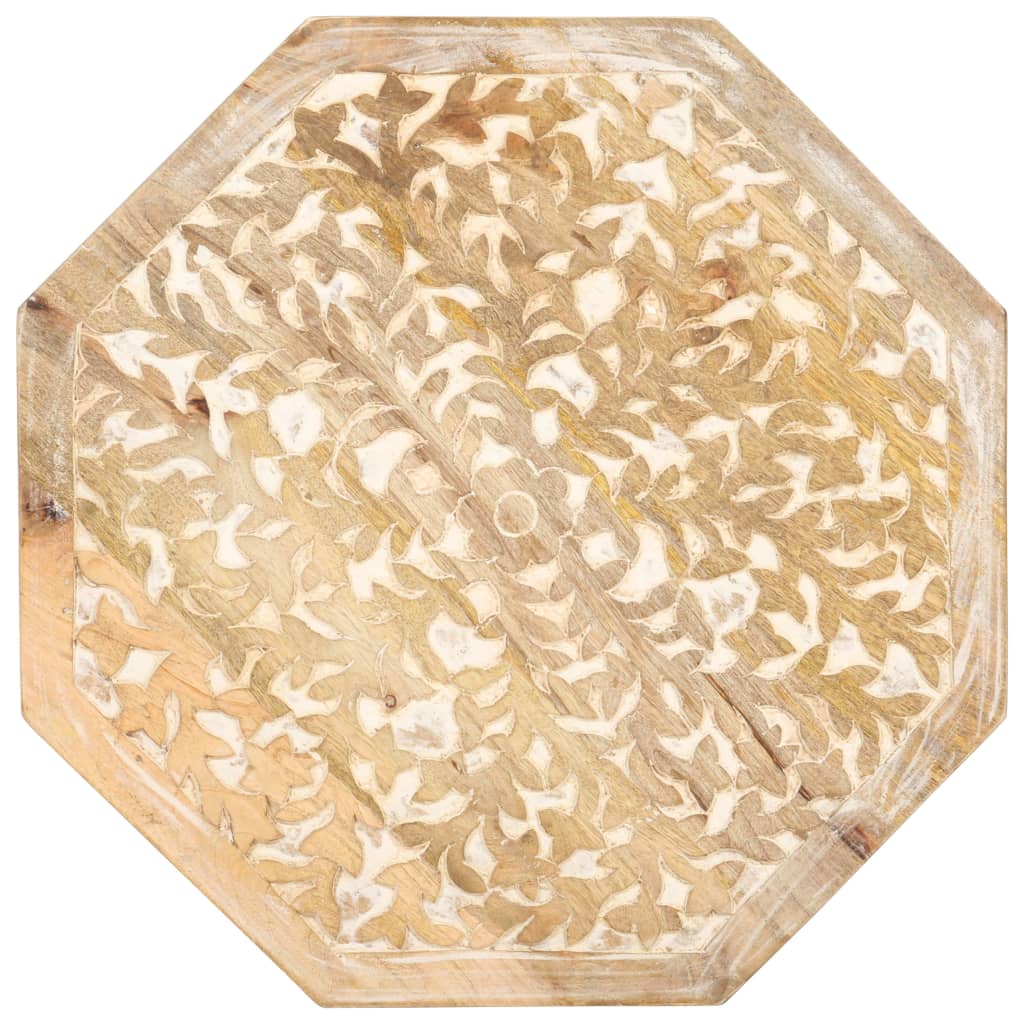 vidaXL Beistelltisch Ø48 cm Massivholz Mango