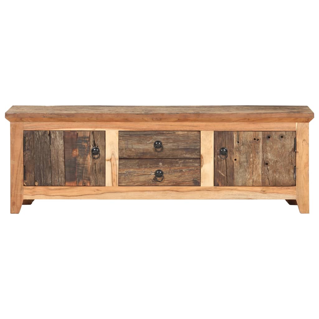 vidaXL TV-Schrank 120x30x40 cm Akazie und Recyceltes Massivholz