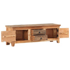 vidaXL TV-Schrank 120x30x40 cm Akazie und Recyceltes Massivholz