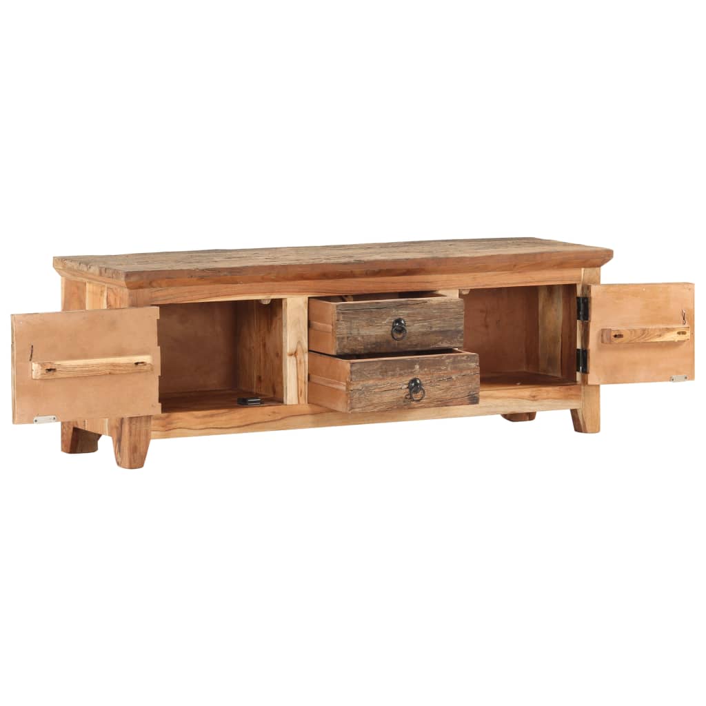 vidaXL TV-Schrank 120x30x40 cm Akazie und Recyceltes Massivholz