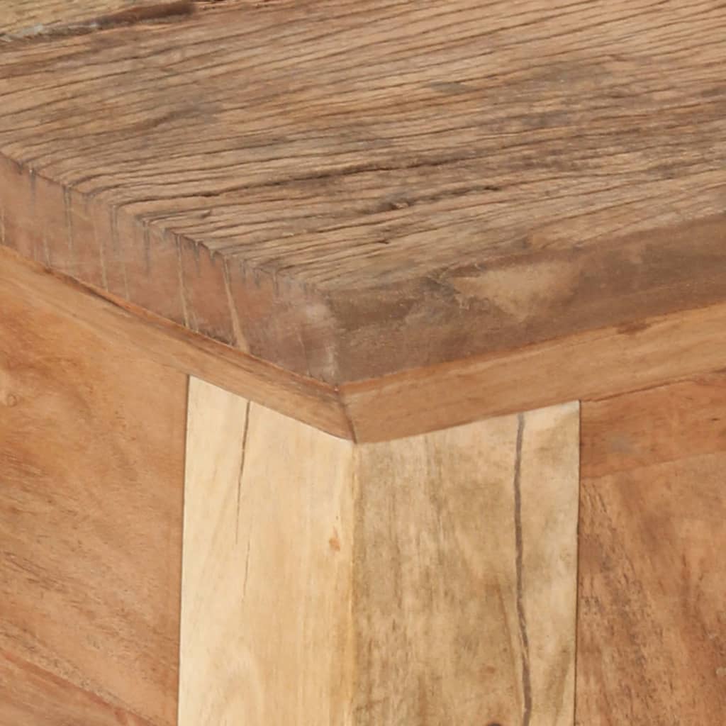 vidaXL Konsolentisch 90,5x30x75 cm Akazie und Recyceltes Massivholz