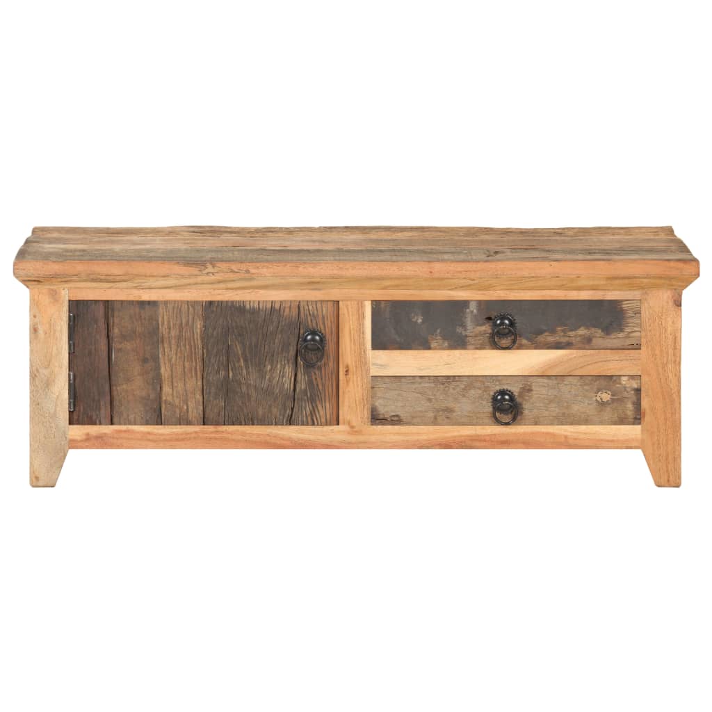 vidaXL Couchtisch 90x50x31 cm Recyceltes Massivholz