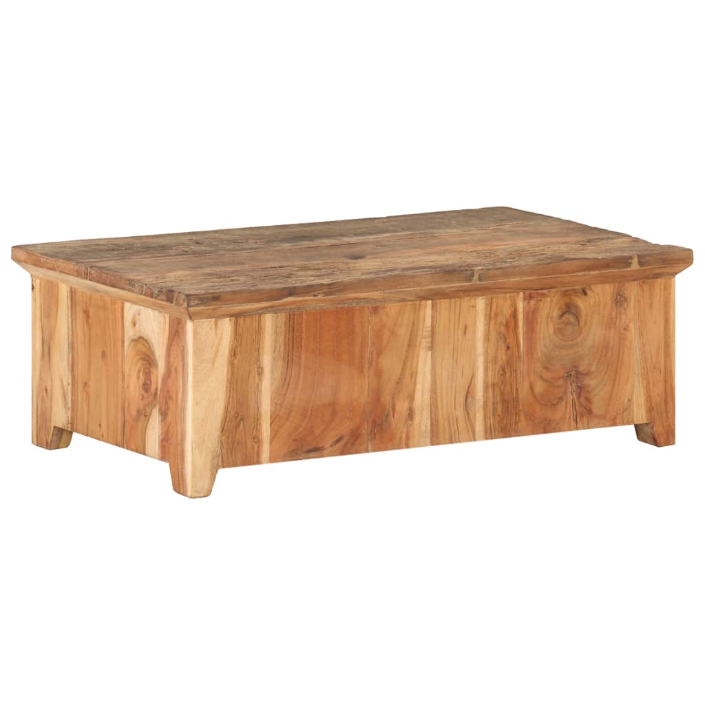 vidaXL Couchtisch 90x50x31 cm Recyceltes Massivholz
