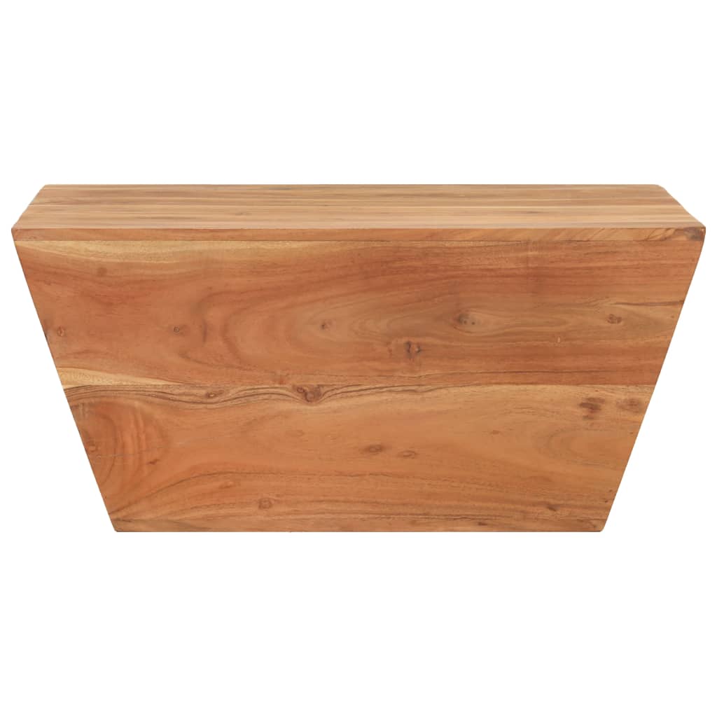 vidaXL Couchtisch V-Form 66x66x30 cm Akazie Massivholz