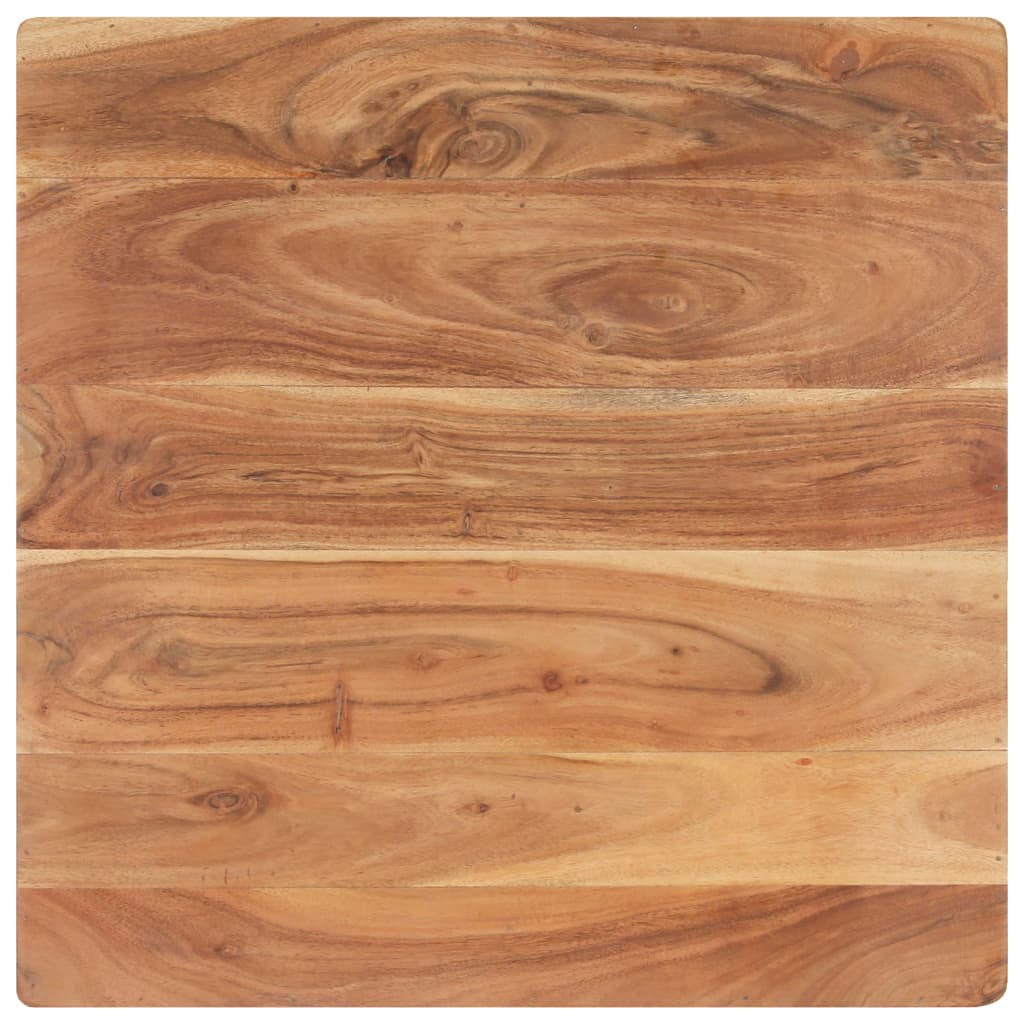 vidaXL Couchtisch V-Form 66x66x30 cm Akazie Massivholz