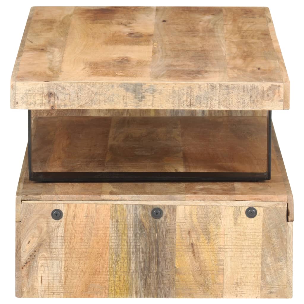 vidaXL 2-tlg. Couchtisch-Set Massivholz Mango